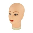 thumbnail image 2 of Mannequin Head Mannequin Head Sturdy Headphone Rack Hair Piece Holder Model Form Womens White Base, 2 of 8