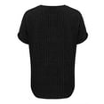 thumbnail image 5 of TODOZO T Shirts for Women Loose Fit Casual Lightweight Soft Basic Tees Summer Tops for Women 2025 Women Shirts Summer Sweaters Short Sleeve Tunic Tops 2025 Casual Business Blouses Black L, 5 of 5