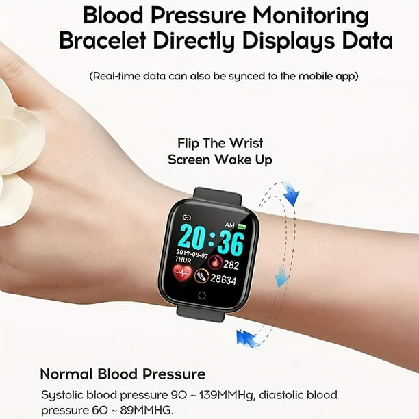 Wireless Smart Watch Fitness Tracker Blood Pressure Bracelet Monitor Walmart
