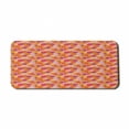 thumbnail image 1 of Abstract Computer Mouse Pad, Colorful Circles Oval Shaped Rounds Spiral Stripes Girly Fashion, Rectangle Non-Slip Rubber Mousepad X-Large, 35" x 15" Gaming Size, Purple Marigold, by Ambesonne, 1 of 2