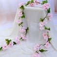thumbnail image 4 of Zhaomeidaxi Artificial Cherry Blossom Flower Vines Hanging Silk Flowers Garland for Wedding Party Home Decor Japanese Kawaii Decor, 4 of 4