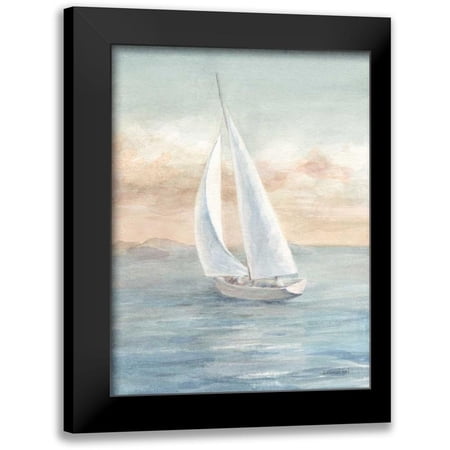 Nai, Danhui 12x14 Black Modern Framed Museum Art Print Titled - Full Sail I
