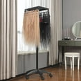 Steel Braiding Hair Rack Adjustable Height, 168 Pegs Hair Extension
