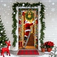 thumbnail image 6 of Taicans Cute Cow Christmas Door Cover,35.43in×70.87in,Snowy Scene with Tree & Gifts,Reusable Waterproof,Holiday Home Decor,Easy Install,Perfect for Christmas Decorations, 6 of 6