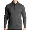 thumbnail image 4 of Sonducket Jersey de media cremallera para hombre, camiseta cálida transpirable de Color sólido para niños, ropa interior térmica deportiva Camisetas Azul METRO, 4 of 6