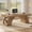 Oak, variant on 70.9" Executive Desk, Modern Office Desk with Power Outlet & Storage Shelves, Computer Desks Wood Writing Table Workstation for Home Office, Black