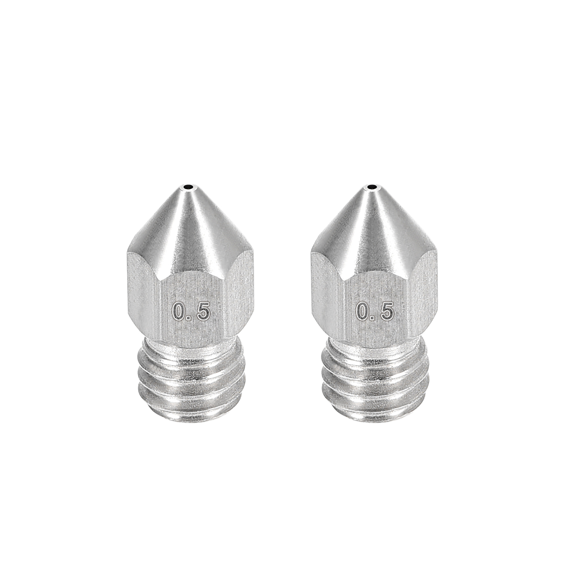0.5mm 3D Printer Nozzle, Fit for MK8 Extruder Head, for 1.75mm Filament