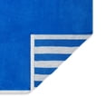 thumbnail image 5 of Mainstays Summer Vibes Cotton-Blend Beach Towel, 72 x 36 in, Reversible Blue, 5 of 9