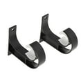 thumbnail image 4 of Soportes de poste de cortina Zulema Negro 4 Piezas, 4 of 8