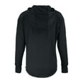 thumbnail image 3 of Women's Cutter & Buck Black Baltimore Orioles Daybreak Eco Recycled Half-Zip Hoodie, 3 of 3