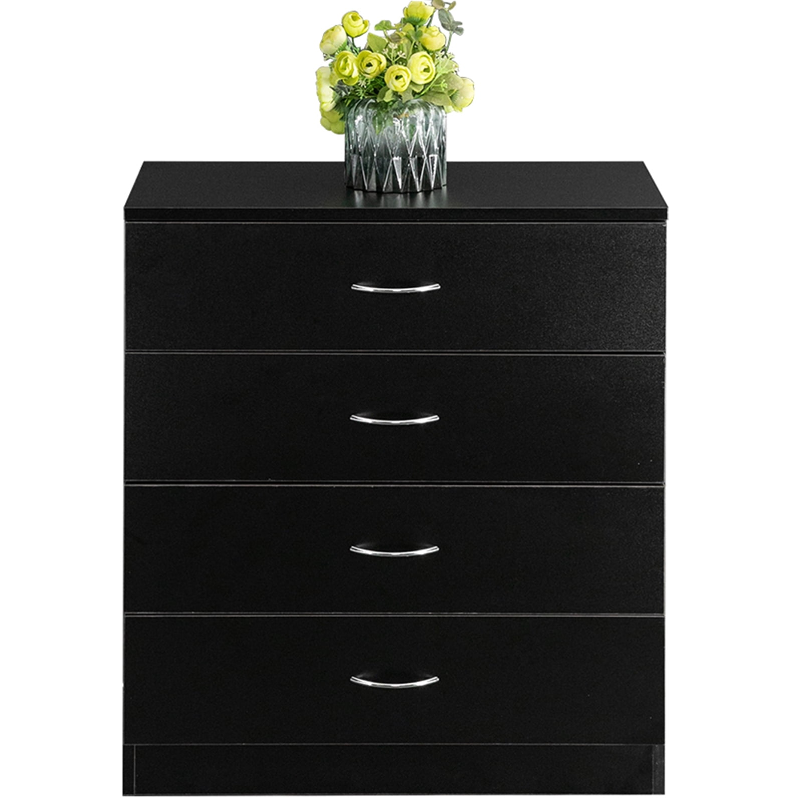 uhomepro Nightstand Chest of Drawers, 4Drawer Dresser End Table for