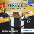 thumbnail image 3 of Farberware Classic Series 2 Quart Stainless Steel Sauce Pan with Lid, Induction Compatible, Metal Utensil and Dishwasher Safe, Stainless Steel, 3 of 10