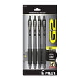 thumbnail image 5 of Pilot® G-2™ Retractable Gel Pens, Bold Point, 1.0 mm, Clear Barrels, Black Ink, Pack Of 4, 5 of 5