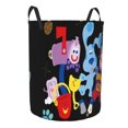 thumbnail image 2 of Large Laundry Hamper, Blue'S Clues Collapsible Laundry Basket With Handles, Tall Storage Basket For Blanket, Toys, Dirty Clothes In Living Room, Bedroom, Bathroom, Nursery, 2 of 7