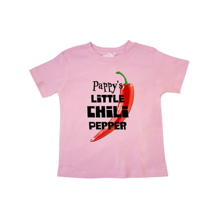 

Inktastic Pappy s Little Chili Pepper Gift Toddler Boy or Toddler Girl T-Shirt