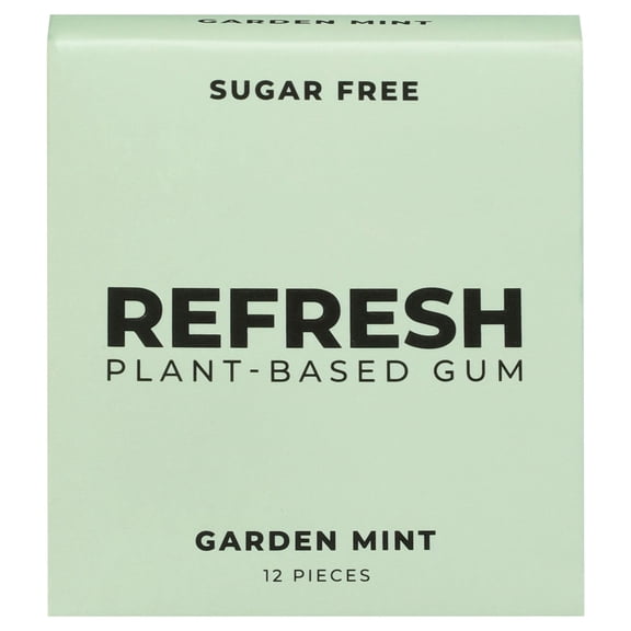 (Pack Of 12) Refresh Gum Gum Garden Mint 12 Pieces