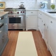 thumbnail image 2 of Hasoo 2' x 6' Runner for Hallway Solid Textured Vintage Rug Non Slip Throw Rugs Indoor Carpet, Cream, 2 of 5