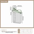thumbnail image 1 of Contenant de Rangement Hermétique Minimaliste Moderne avec Design Transparent - 2800ml Vert Herbe Clair pour Garde-Manger de Cuisine, Idéal pour Grains, Riz et Produits Secs, Anti-Humidité, 1 of 6