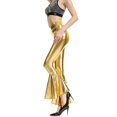 thumbnail image 4 of Pantalon Évasé Taille Haute à la Mode pour Femmes, Tendance Colorée, 4 of 5