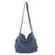 thumbnail image 1 of Bolso Bandolera para Mujer Bolso Hombro Gran Capacidad Bolso Comprador (azul Retro), 1 of 9