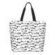thumbnail image 1 of Disketp Fish Bones Bolsa Tote Estampada para Mujer, Bolso de Hombro y de Mano para Compras y Viajes, 1 of 8