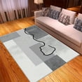 thumbnail image 2 of 6.5'x10' thick carpet for living room dining room carpet for under table area rug extra large area rug modern area rug, 2 of 10