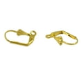 thumbnail image 4 of AMLESO 50x French Lever back Earring Hook Open Loop DIY jewelry Golden, 4 of 6
