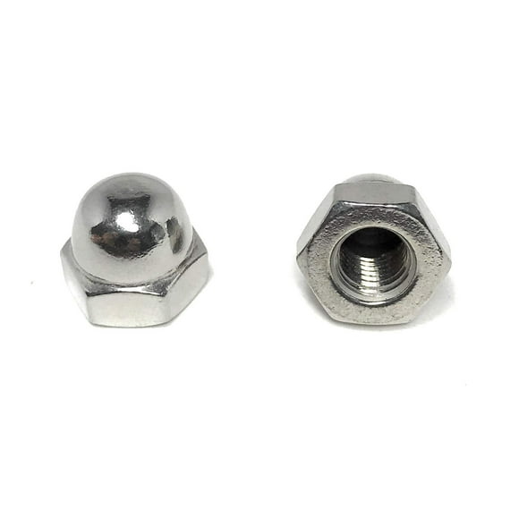 Écrous de Bouchon de Gland 5/16-24 18-8 en Acier Inoxydable - Filetage Fin UNF (10 Pcs)