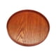 thumbnail image 2 of Bandeja redonda de madera japonesa para servir en la mesa. En blanco 27cm, 2 of 9
