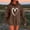 Coffee, variant on Hoodies For Women Sevevn Women's Fashion Casual Printed Long Sleeve Tops Blouse Hooded Sweatshirts