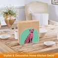 thumbnail image 6 of Yayeee Napkin Holder for Table Kitchen Paper Tissue Organization, Pink Cheetah, 6 of 8