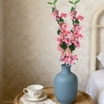 thumbnail image 4 of MORESEC 80cm Long Lifelike Silk Bougainvillea Stems, Realistic Faux Flower Branches for Home Decor Vase Arrangement, No Fade Fake Plants for Wedding Party Centerpiece Table Living Room Office, 4 of 6