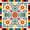 Cream Blue 01, variant on Manfei Bohemian Floral Twin Comforter Sets, Folk Serape Flower Bedding Set, Cream Blue, Black Reversible, 2 Pieces, 1 Comforter and 1 Pillowcase