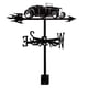 thumbnail image 5 of Veleta de coche clásica silueta de metal productos europeos de América del Norte veleta de acero inoxidable, 5 of 6