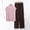 Coffee, variant on Sentmoon 2 Piece Sets Trendy Tops for Women 2025 and Dress Pants Oversized Sleeveless Crew Neck Summer Outfits for Women 2025 Relaxed Solid Color Vacation Shirts for Casual Style