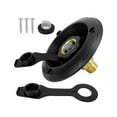 thumbnail image 2 of Lipstore RV City Water Inlet with Check Valve Brass Flush RV Water Backflow Preventer Black, 2 of 8