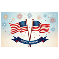 thumbnail image 6 of American Flag Labor Day Banner Stars United States Patriotic Decoration Fireworks Celebration for National Holiday Outdoor Indoor Event, 6 of 7