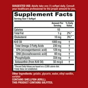 Schiff Mega Red Extra Strength Omega-3 Krill Oil, 1000mg 60 ea (Pack of 2)