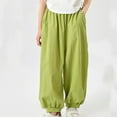 thumbnail image 3 of Kids Sweatpants Girls Athletic Joggers with Pockets Adjustable Drawstring Basic Pants for Boys Sweatpants Size 5-6 Years, 3 of 3