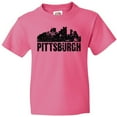 thumbnail image 3 of Inktastic Pittsburgh Skyline Grunge Youth T-Shirt, 3 of 5