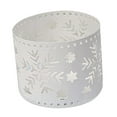 thumbnail image 6 of Christmas Iron Hollow Candle Holders Xmas Candlestick Decoration Snowflake, 6 of 8