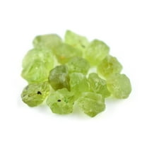 30 carats Natural Raw Peridot Crystal Gemstone, Chakra Healing Crystal, Rough Crystals and Gemstone, Birthstone Crystal for Jewelry Making Supplies, Gift for Mother, DIY Crafts, Loose Gemstones