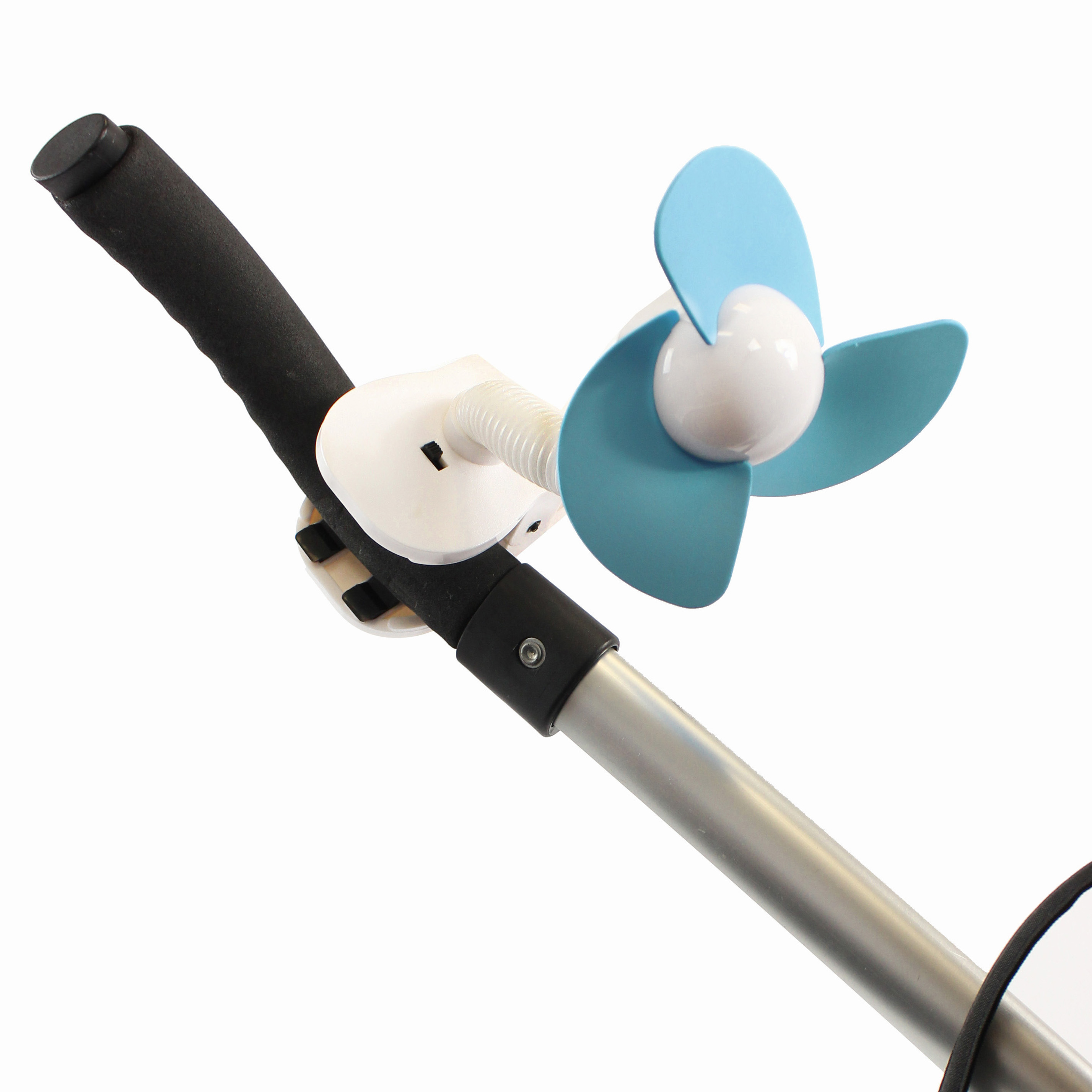 Dreambaby L230 Dreambaby Stroller Fan - Blue/White - Stroller Fan - Foam Fan - Attaches Easy - Great for On the Go Mom - Can be Used for Strollers - Cribs - In the Car and More - image 5 of 11
