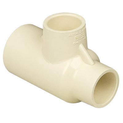 Genova Cpvc Tee 3 4 X 1 2 X 1 2 In 1 Pack Walmart Com