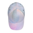 thumbnail image 4 of Daiia Rainbow print Baseball Cap Men Women Golf Dad Hat Adjustable Original Classic Low Profile Hat Unconstructed Plain Cap, 4 of 9