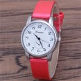 thumbnail image 3 of Resicozy Quartz Watches for Women Classic Round Simple Clear Arabic Numeral Easy to Dial Quartz Watches with Leather Strap F, 3 of 4