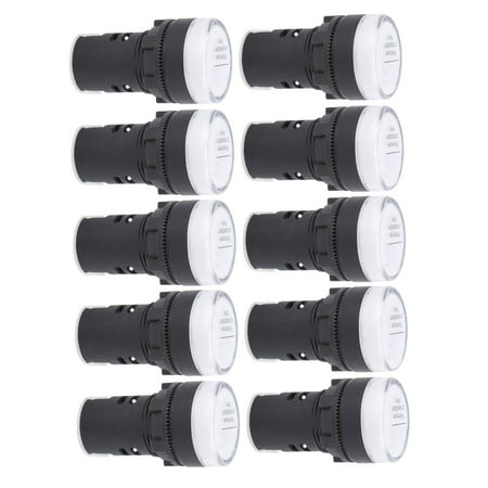 

Octpeak LED Indicator ABS White LED Indicator For Factory For Meter For Equipment For Instrument