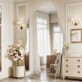 thumbnail image 4 of Antok 81"x41" Cloud Full-Length Mirror with Stand - Elegant Floor Mirror, Shatterproof, Freestanding/Wall Mount, for Bedroom, Dressing Room, Reinforced Sliver Frame, 4 of 9