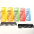 thumbnail image 3 of Peine de dientes anchos, peine antiestático sin mango, cabello rizado ondulado grueso para mujeres y hombres, masaje alisador, 3 of 5