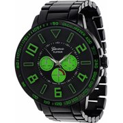 Men's Round Face Link Watch